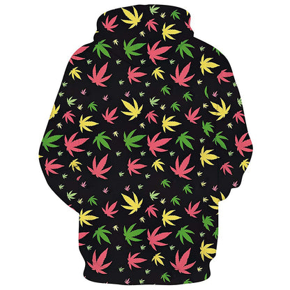 Bunter Weed-Hoodie