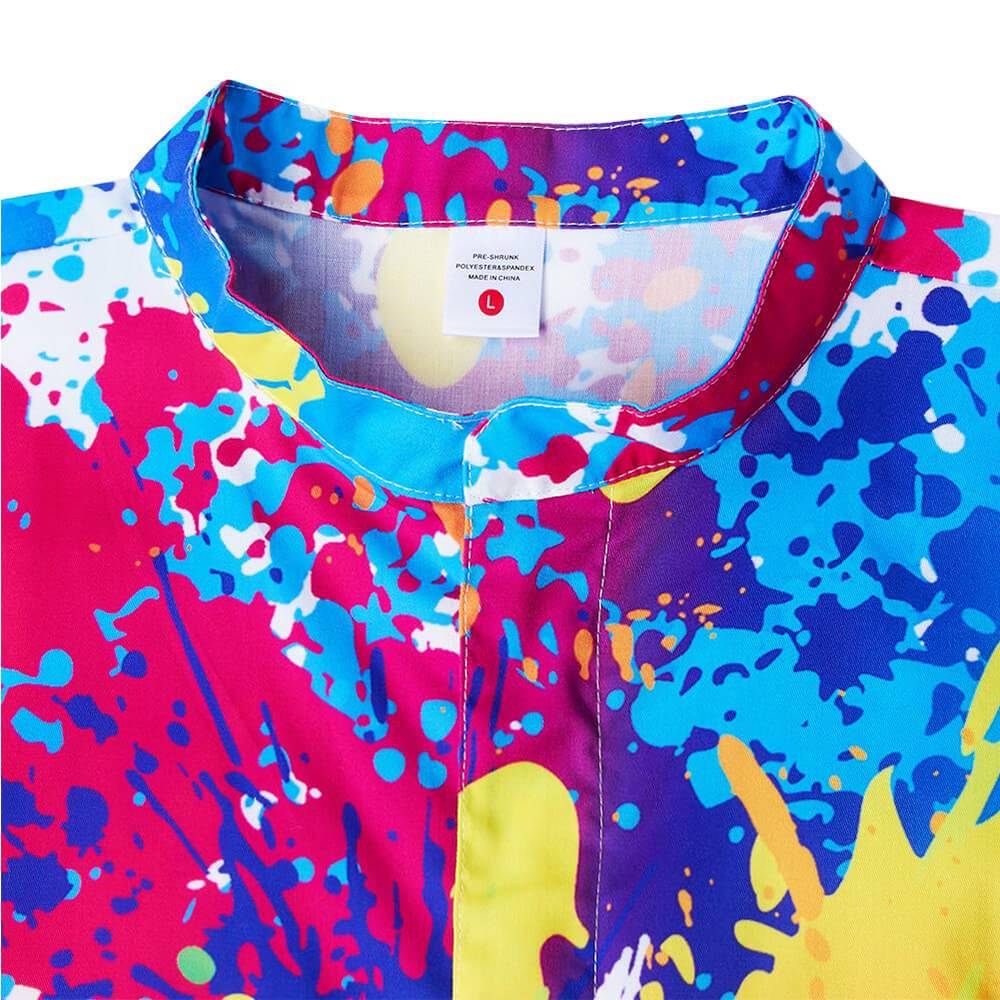 Paint Splatter Funny Male Romper