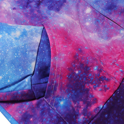 Sweatshirt mit Reißverschluss und Weltraumgalaxie