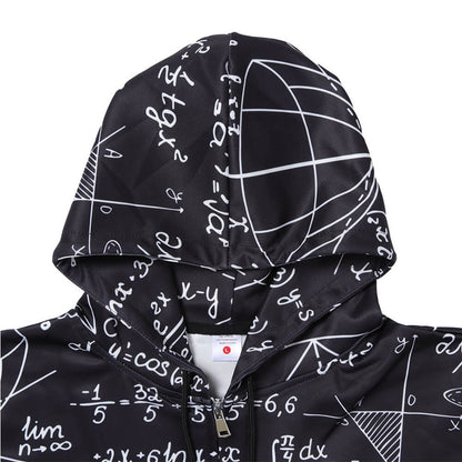 Math Zip Up Funny Hoodie