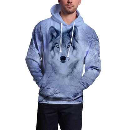 Sneeuwwolf Grappige Hoodie