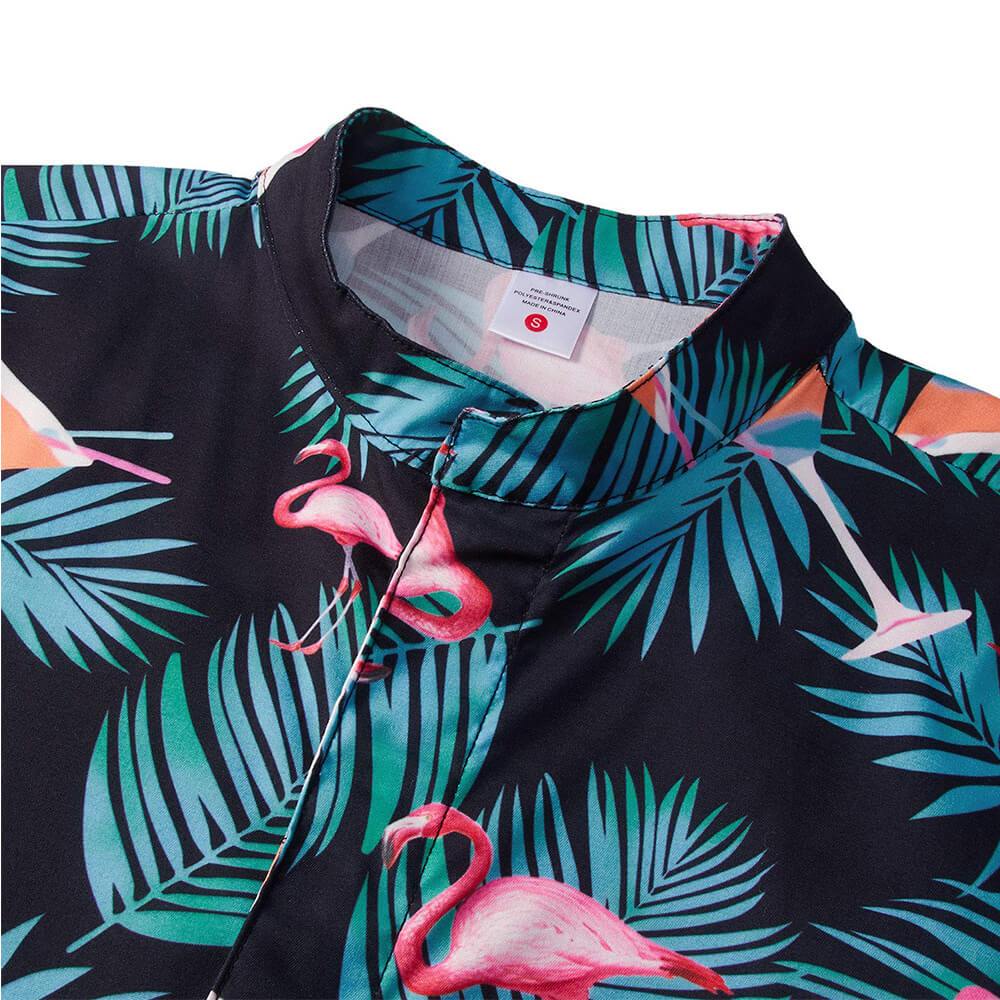 Wine Flamingo Male Romper