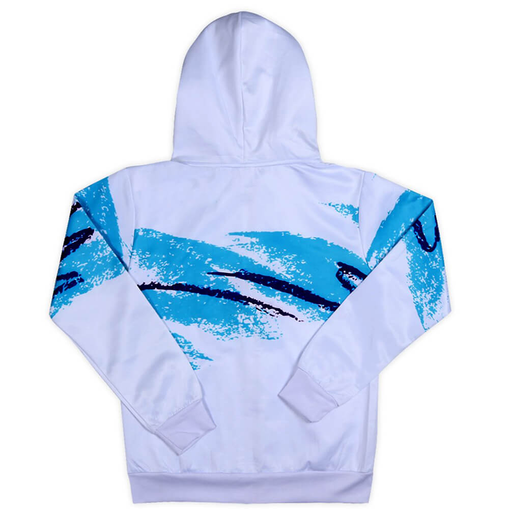 90s Paper Cup Zip Up Funny Hoodie