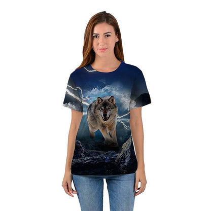 Bliksem Donder Wolf Grappig T-shirt