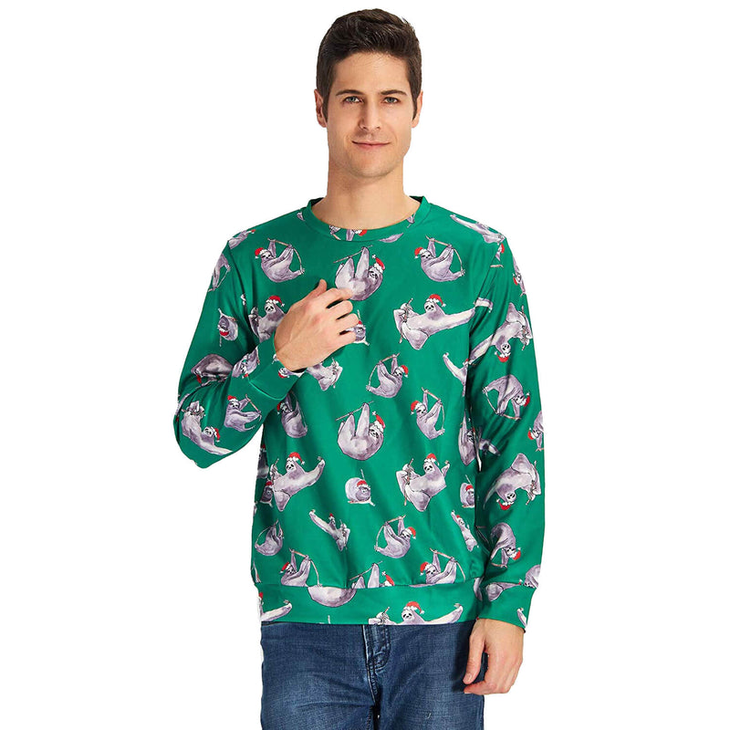 Kung Fu Sloth Ugly Christmas Sweater