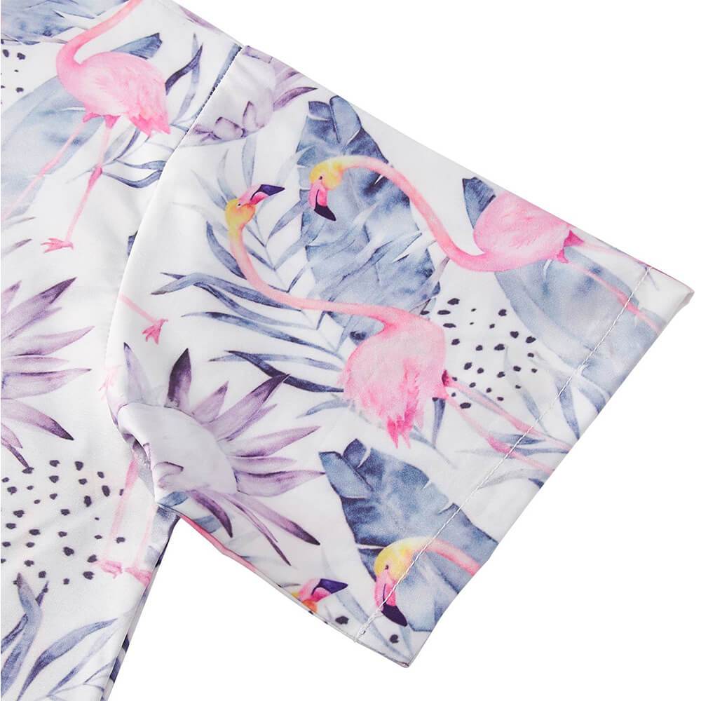 Rosa Flamingo hässliche Aloha Shirts