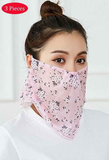 Flowers Face Mask With Earloops