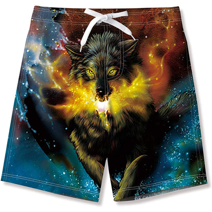 Sparky's Wolf Funny Boy Zwembroek