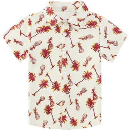 Palmboom Ananas Grappig Peuter Hawaiiaans Shirt