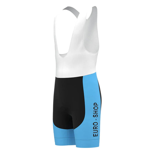 EURO Shop Splender Blau Vintage Radsport Trägerhose