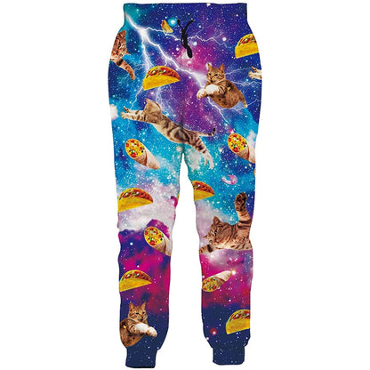 Galaxy Taco Katze Lustige Jogginghose