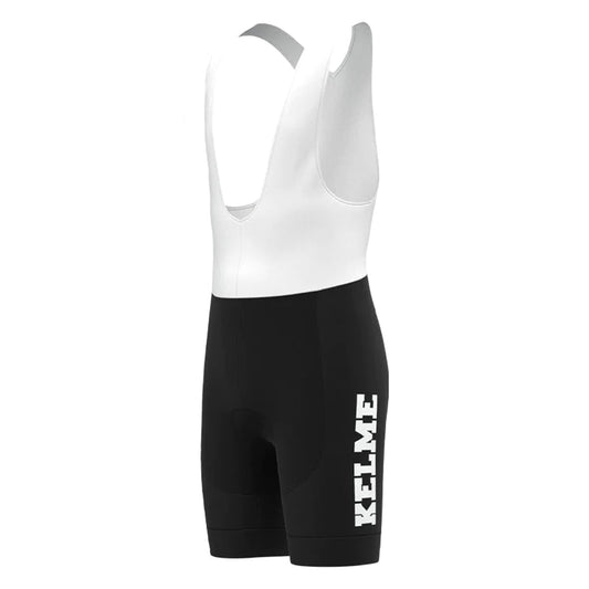 Kelme – Schwarze Vintage-Radsport-Trägershorts