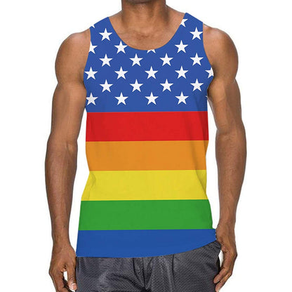 Lustiges Tank Top mit Aufdruck „Pride“