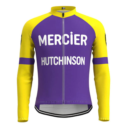 Mercier Hutchinson Paars Lange Mouw Fietsshirt Matching Set