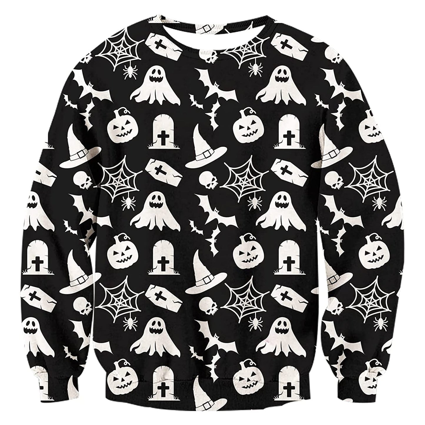 Black Halloween Ugly Christmas Sweater