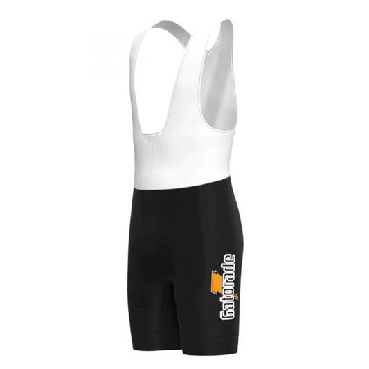 Gatorade – Schwarze Vintage-Radsport-Trägershorts 