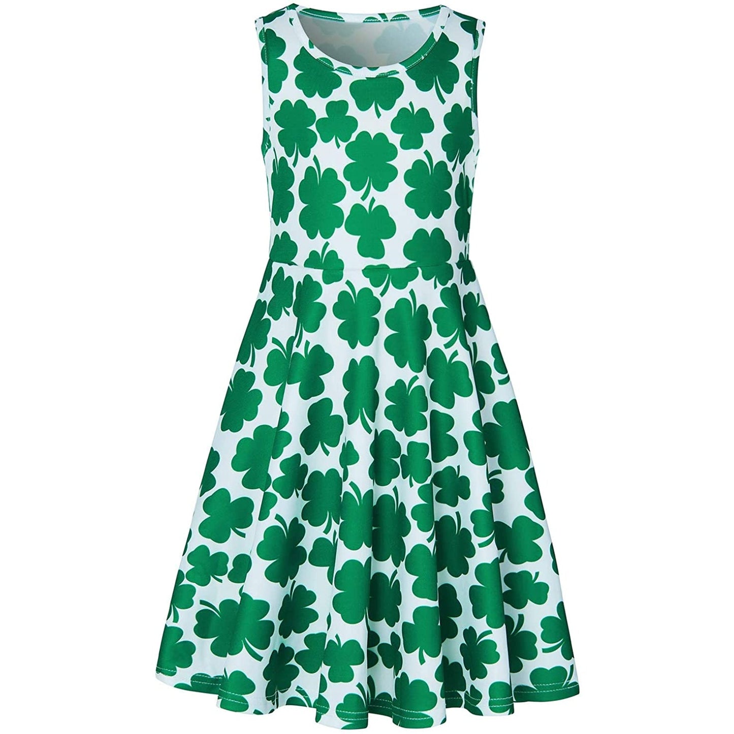 St. Patrick's Day Kleeblatt Lustiges Mädchenkleid