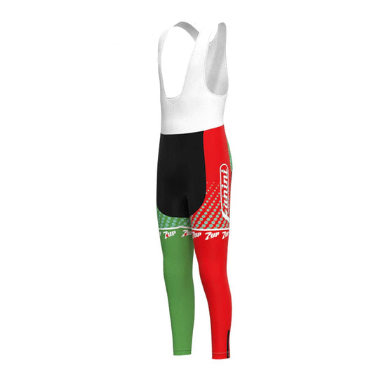 Fanini Groene Rode Retro MTB Fietsbroek