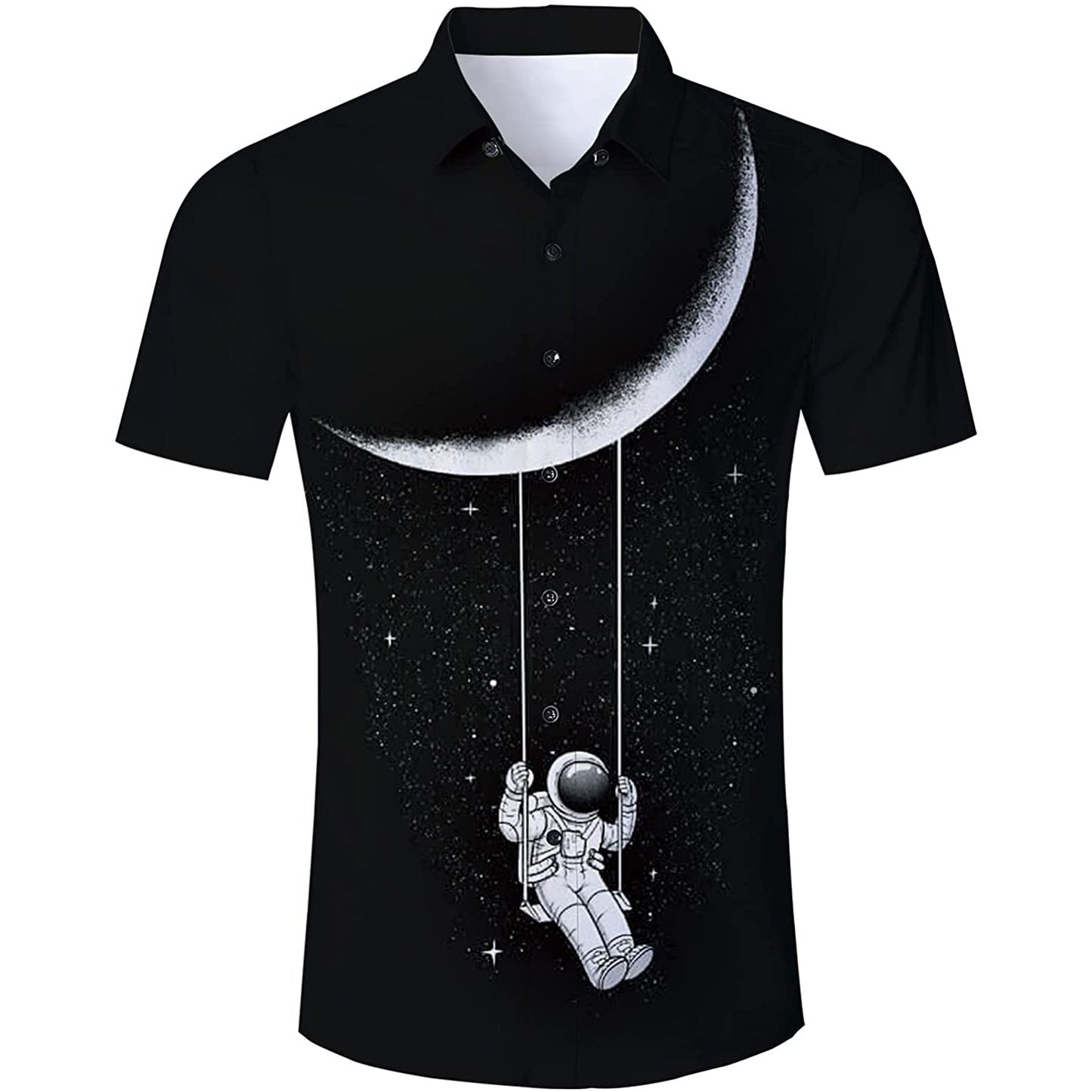 Ruimte Astronaut Grappig Hawaiiaans Shirt