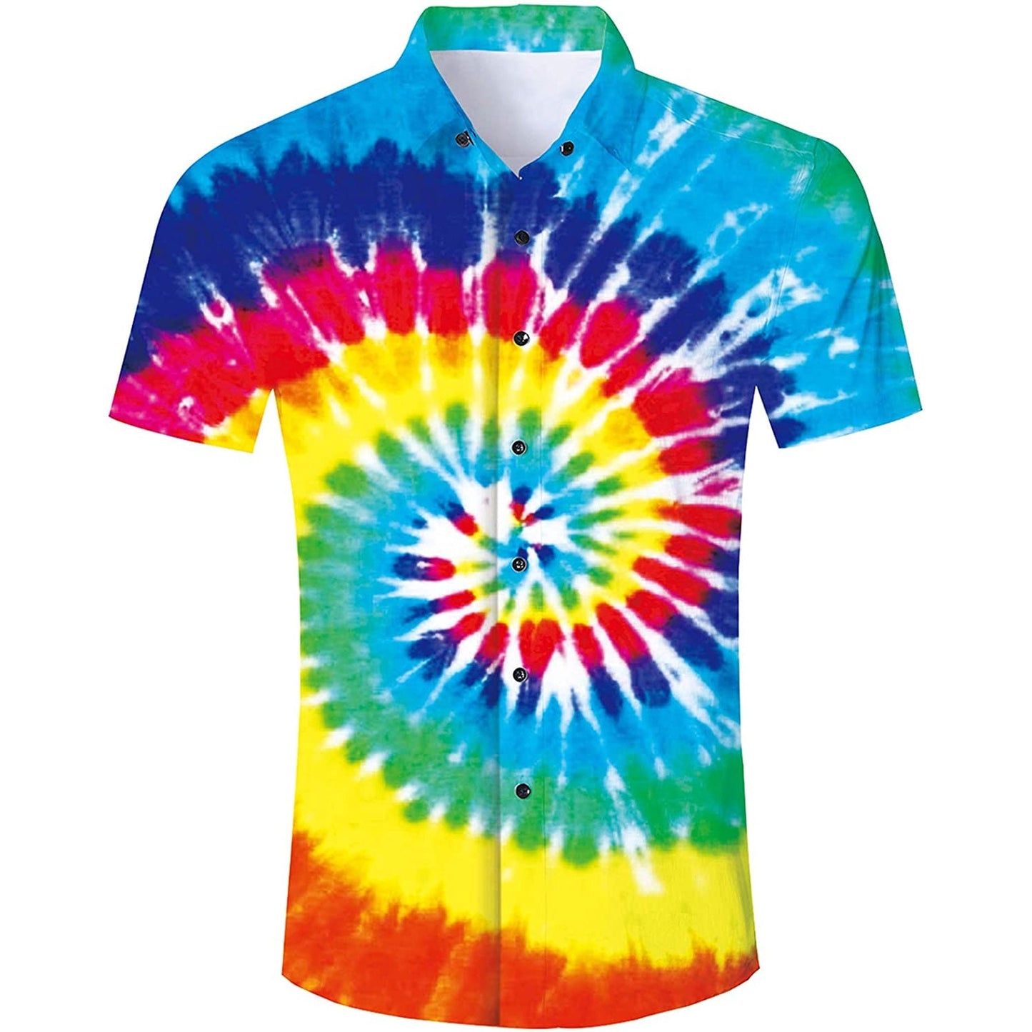 Regenboog Whirlpool Grappig Hawaiiaans Shirt