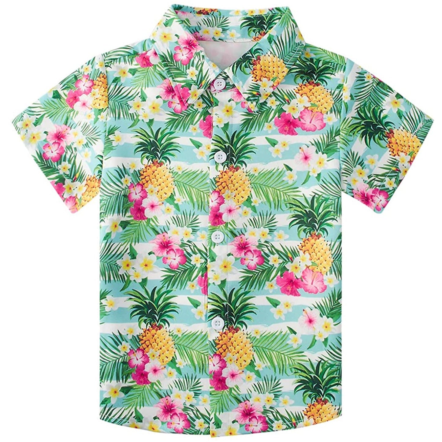 Blume Ananas lustige Kleinkind Hawaiian Shirt