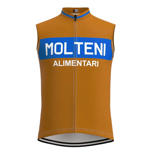 Molteni Blau Braun Retro MTB Fahrradweste