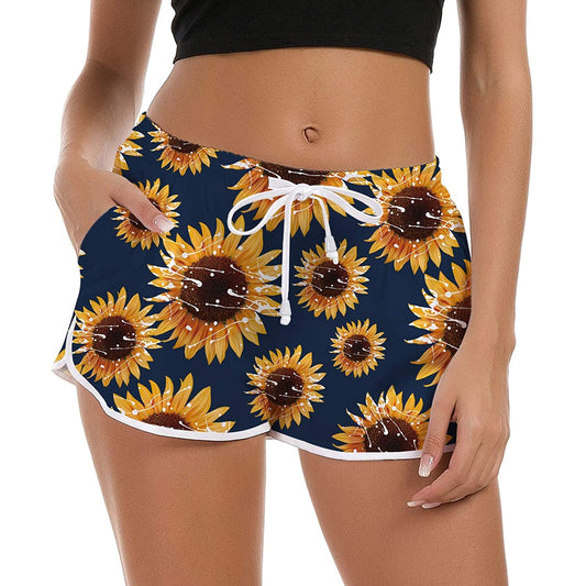 Zonnebloem Grappige Board Shorts voor Vrouwen