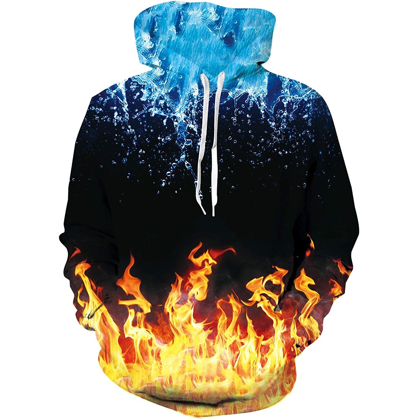 Lustiger Kapuzenpullover „Ice &amp; Fire“