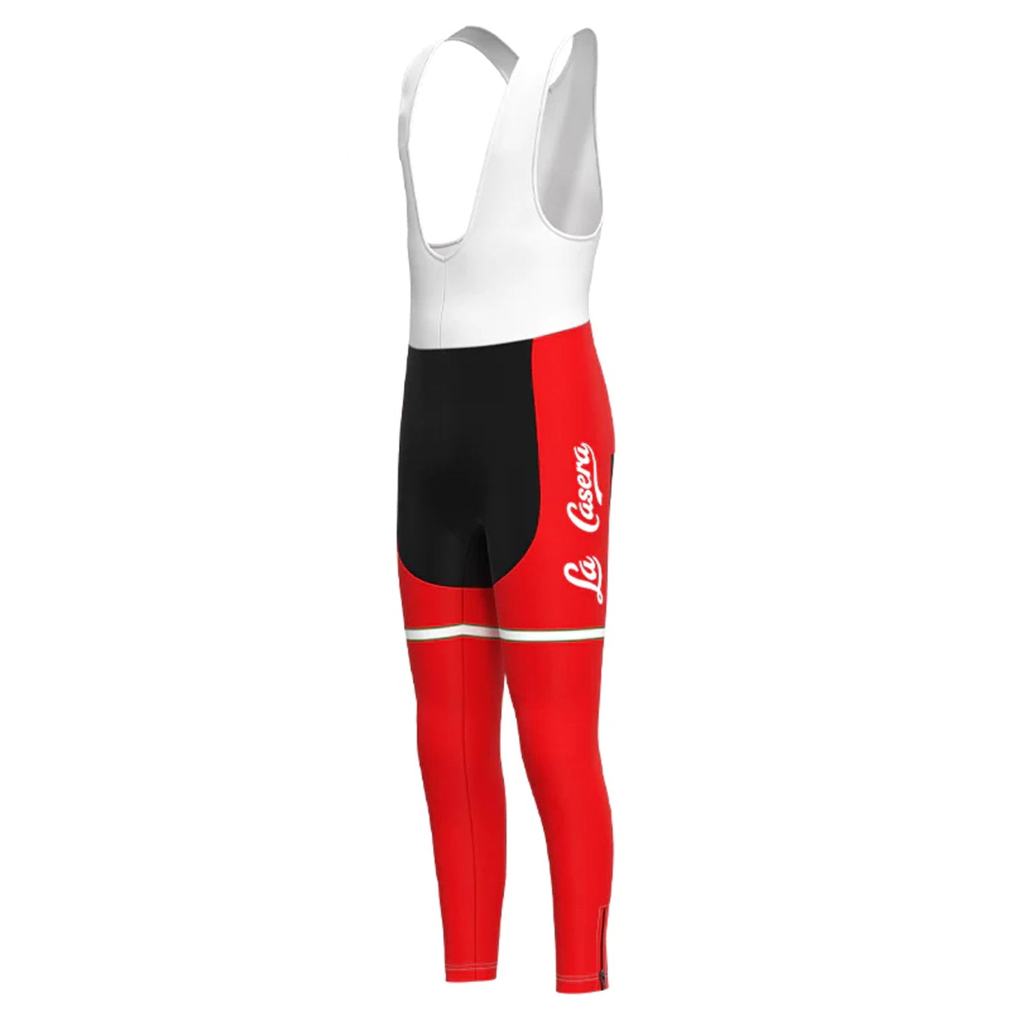 La Casera Peña Bahamontes Rotes Langarm-Radtrikot-Matching-Set