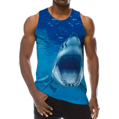 Grappige haai tanktop