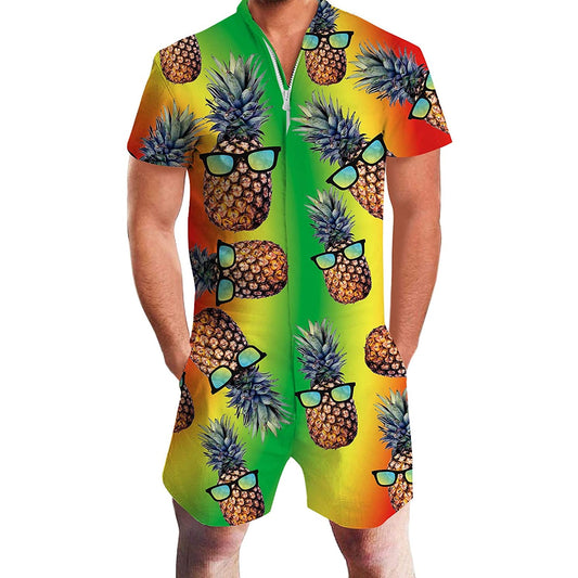 Kleurrijke glazen ananas mannelijke romper