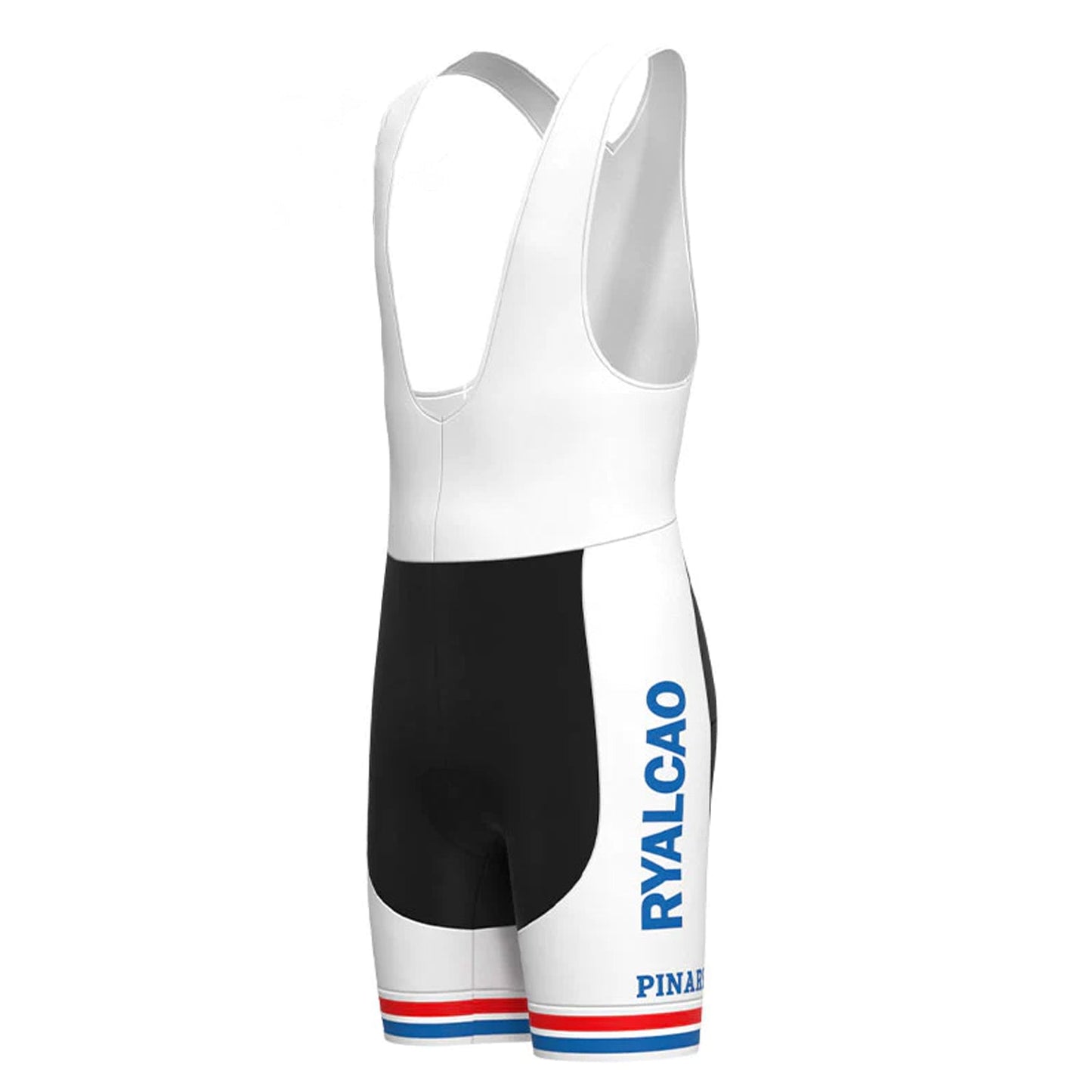 Ryalcao Pinarello Weiße Vintage-Radsport-Trägershorts 