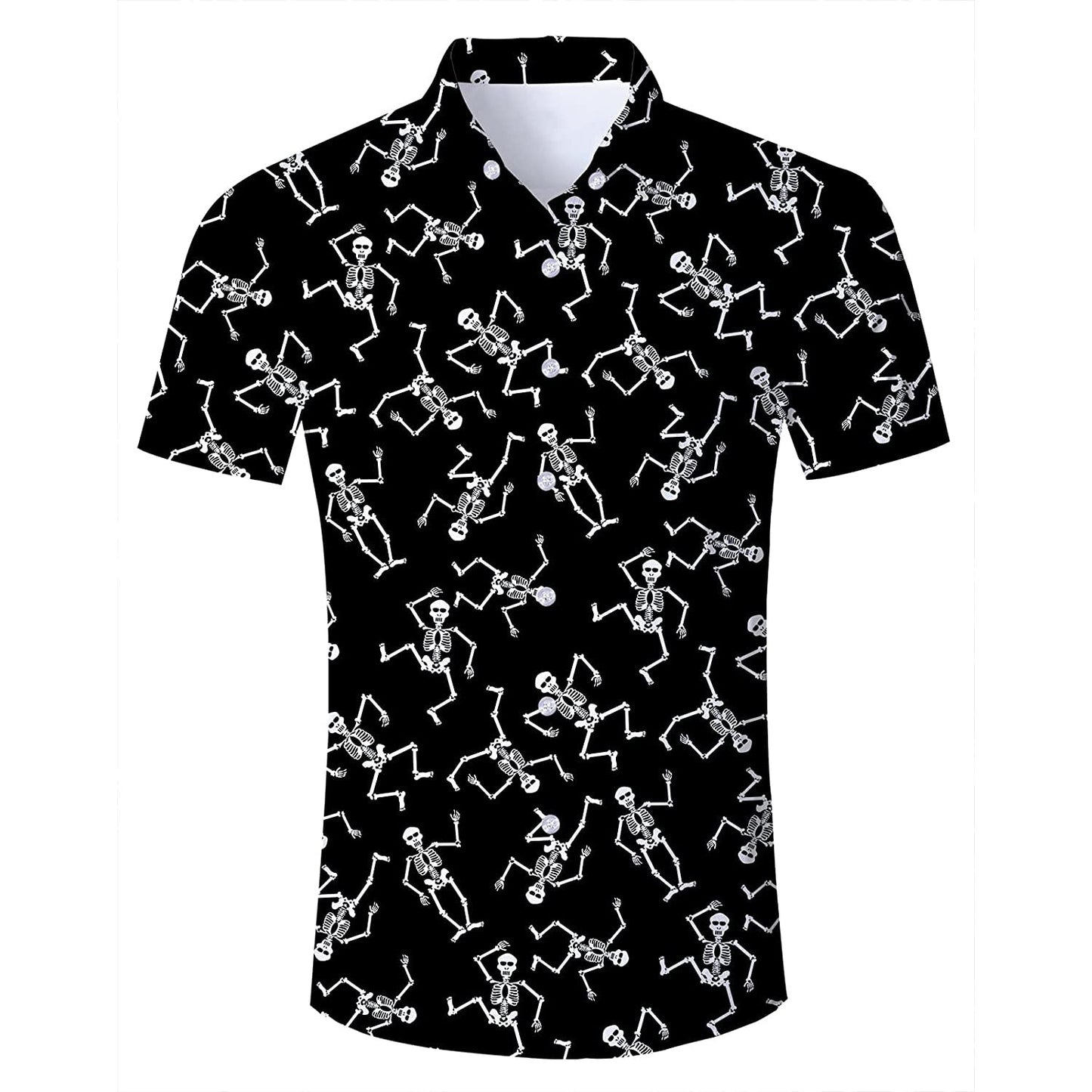 Skelet Grappig Hawaiiaans Shirt