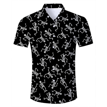 Skeleton Funny Hawaiian Shirt