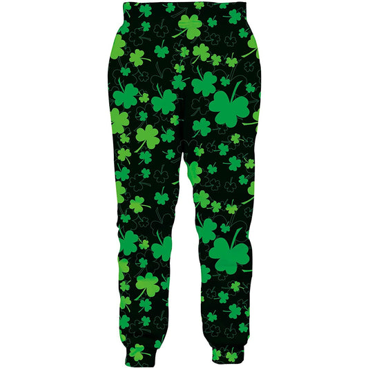 St. Patrick's Day Kleeblatt lustige Jogginghose