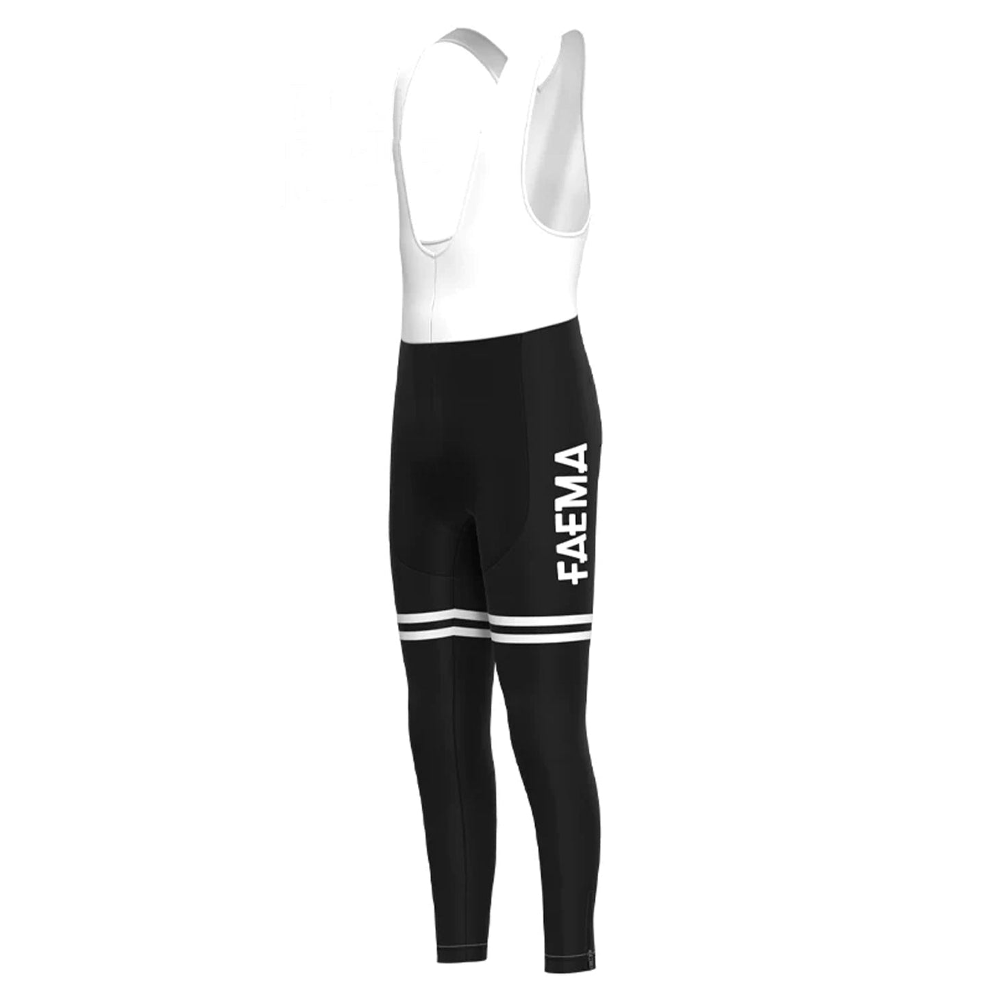 FAEMA Black Retro MTB Bike Pants