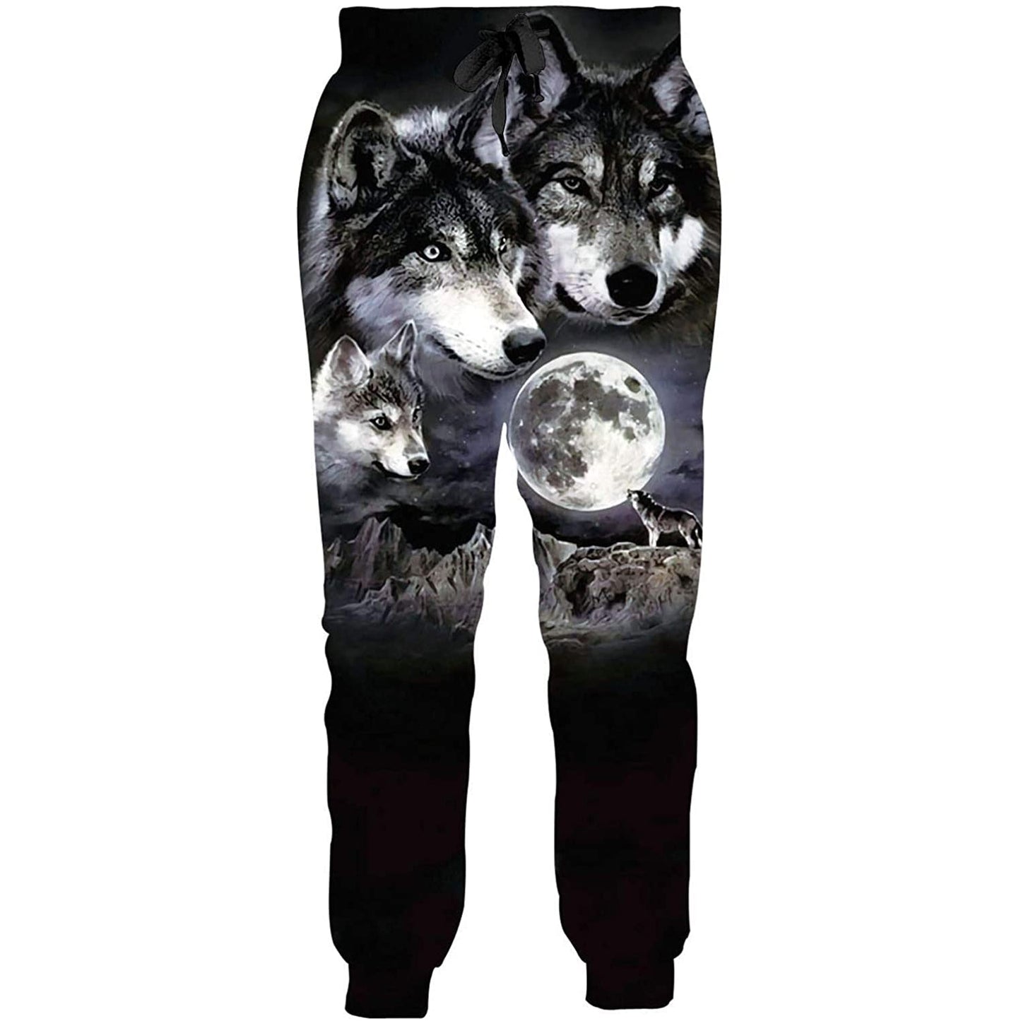 Full Moon Wolf Grappige joggingbroek