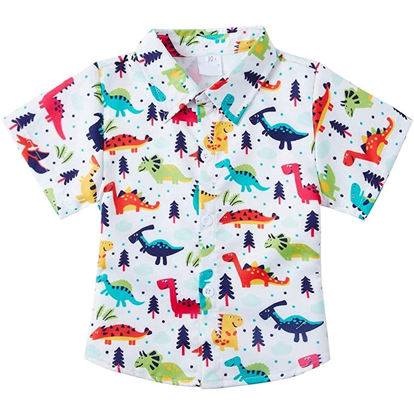 Leuke dinosaurus grappige peuter Hawaiiaanse shirt