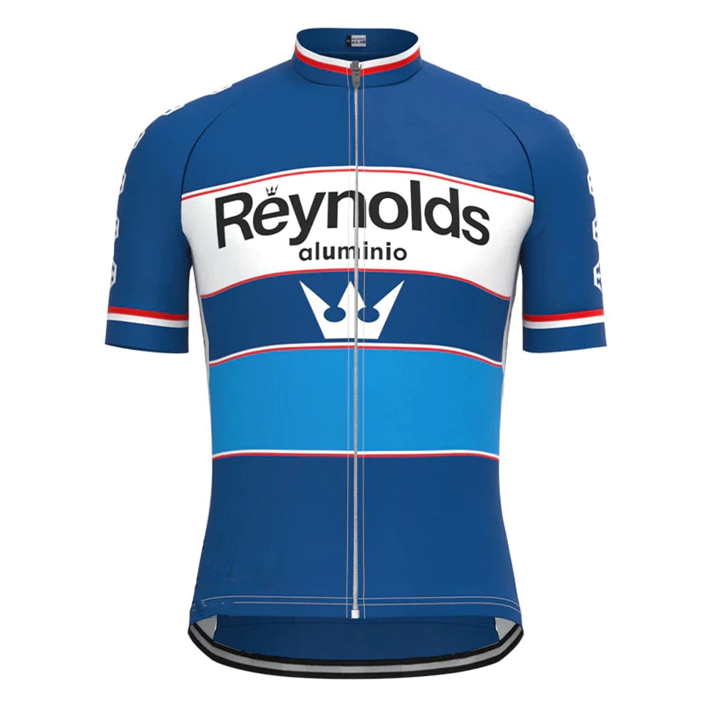 Reynolds Blue Vintage Korte Mouw Fietsshirt Top