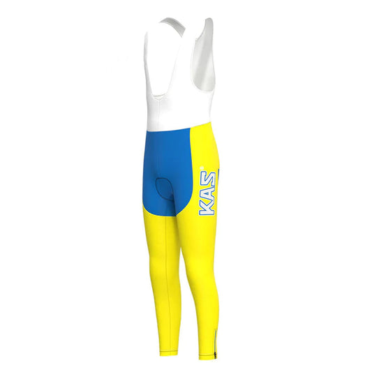 KAS Geel Blauwe Retro MTB Fietsbroek