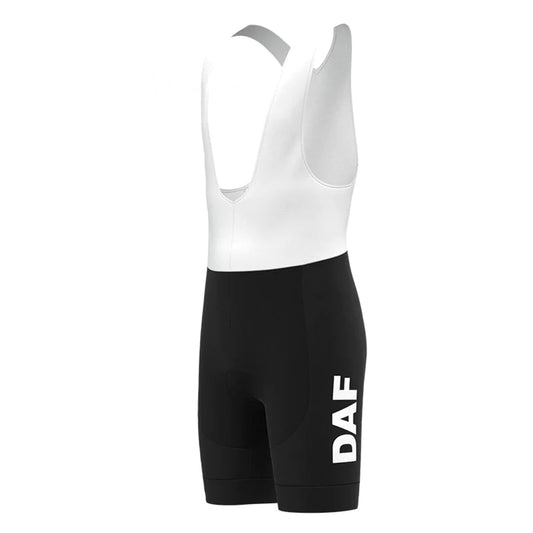 DAF Trucks – Schwarze Vintage-Radsport-Trägershorts