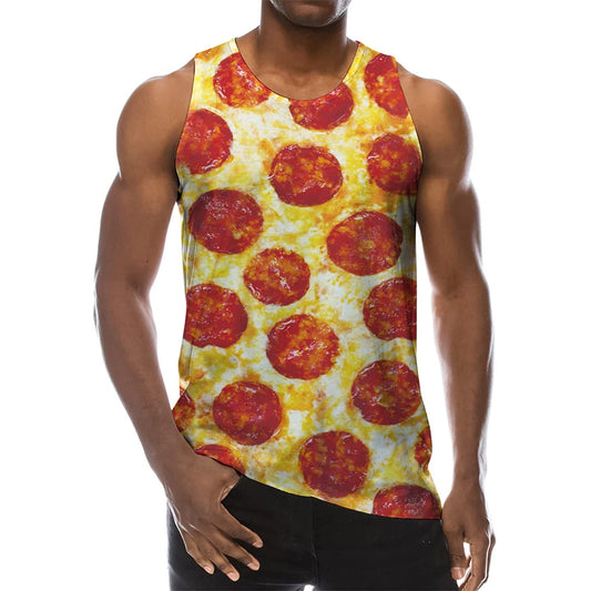 Lustiges Pizza-Tanktop