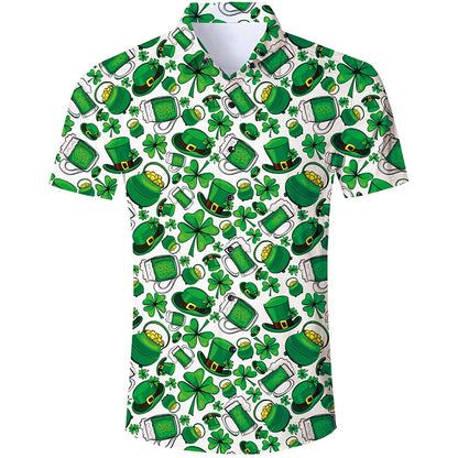 St. Patrick's Day Grappig Hawaiiaans Shirt