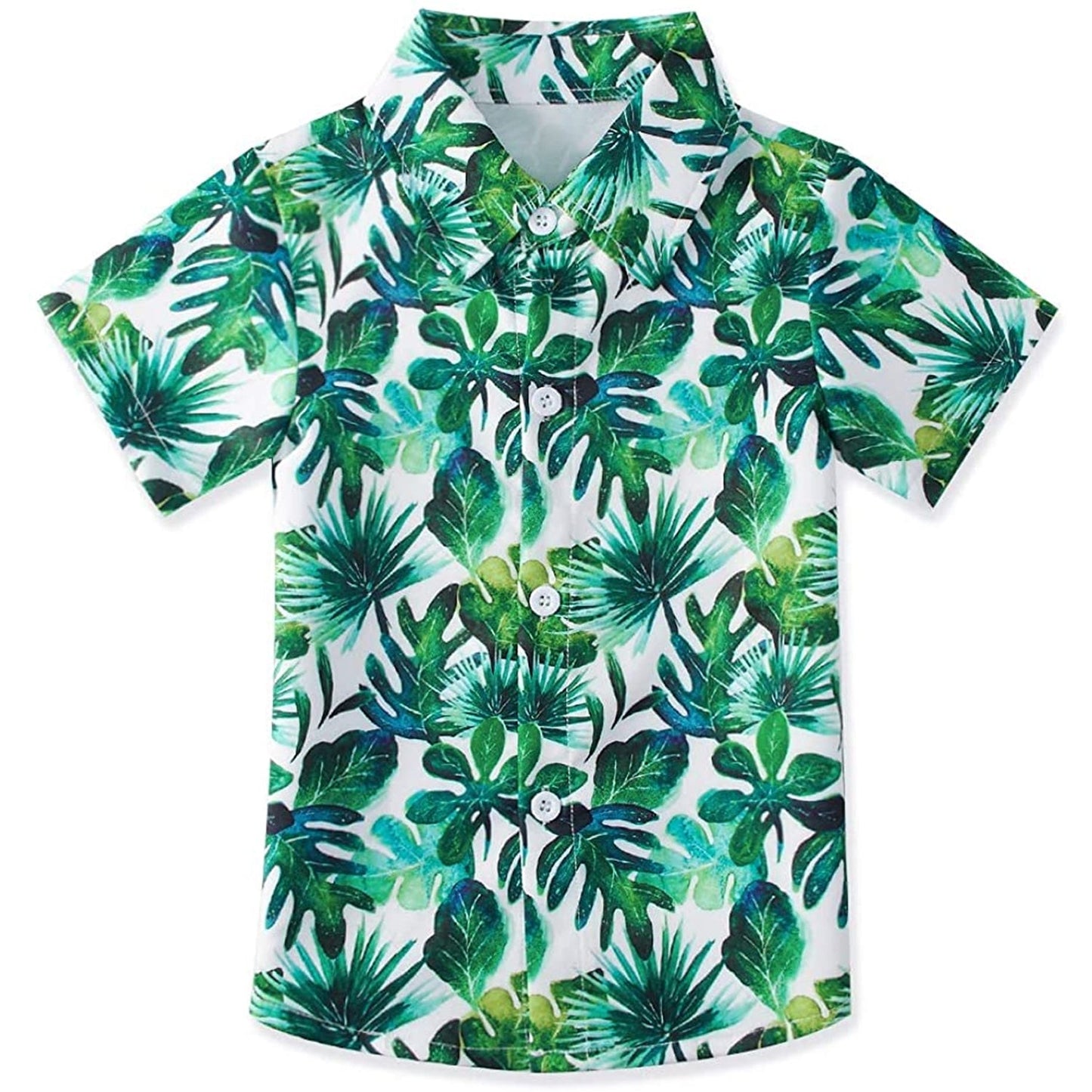 Tropisch blad grappig peuter Hawaiiaans shirt