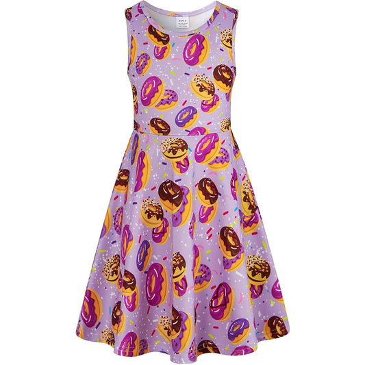 Donuts Lustiges Mädchenkleid