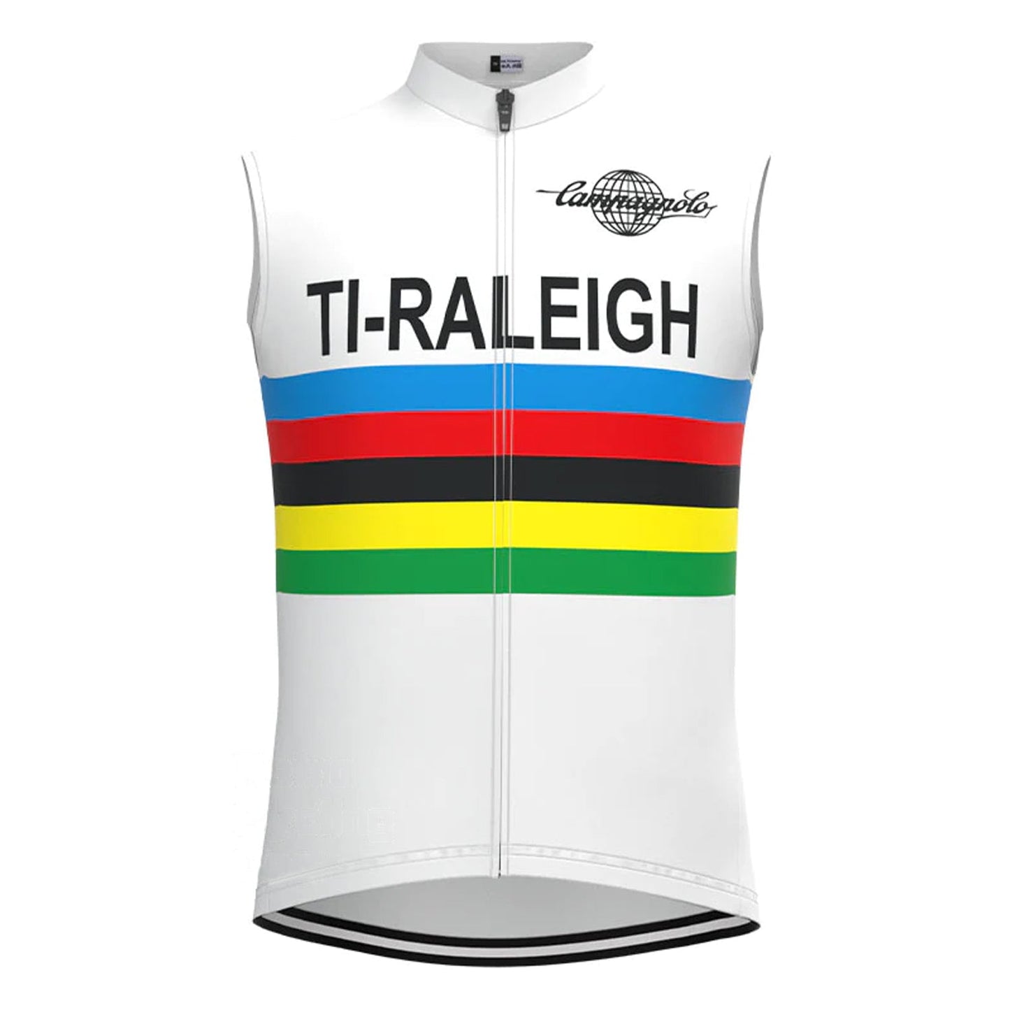 TI Raleigh White Retro MTB Cycling Vest