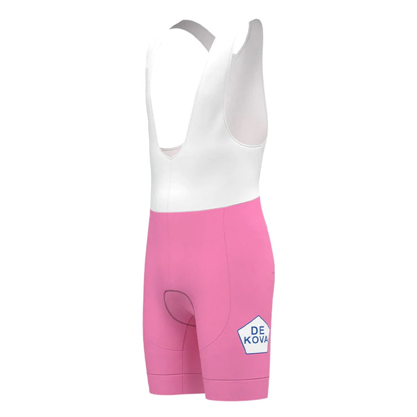 De Kova Lejeune Rosa Vintage Radsport-Trägerhose