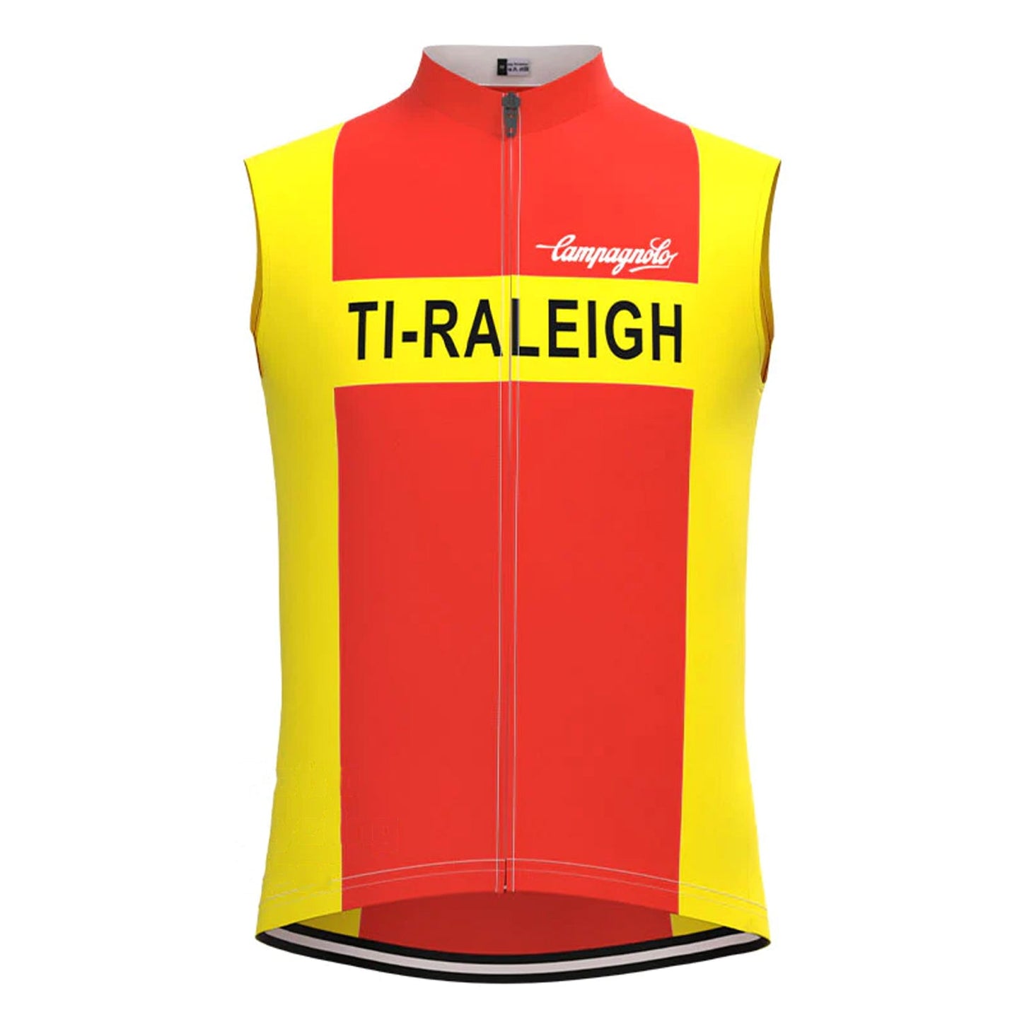 TI Raleigh Yellow Red Retro MTB Cycling Vest