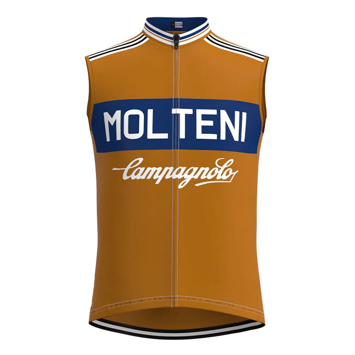 Molteni Blauw Bruin Retro MTB Fietsvest