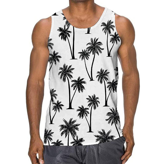 Lustiges Tank Top mit Palmenmotiv